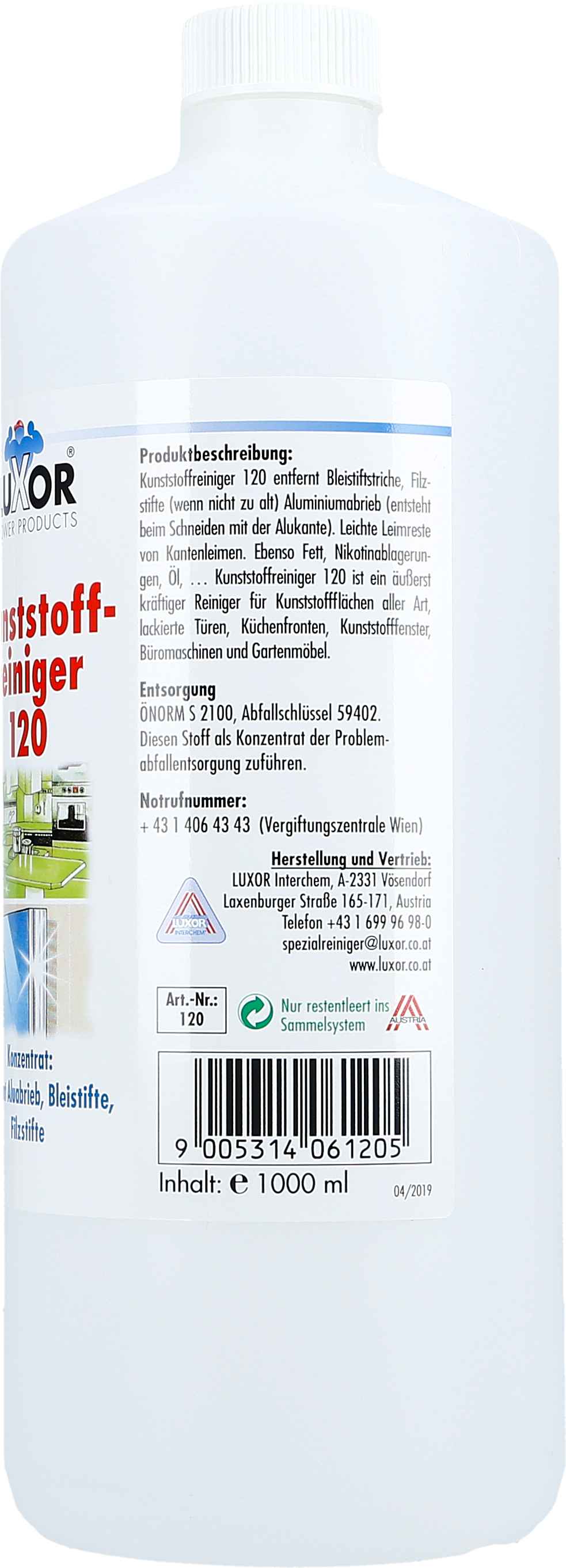 Kunststoffreiniger 1000 ml