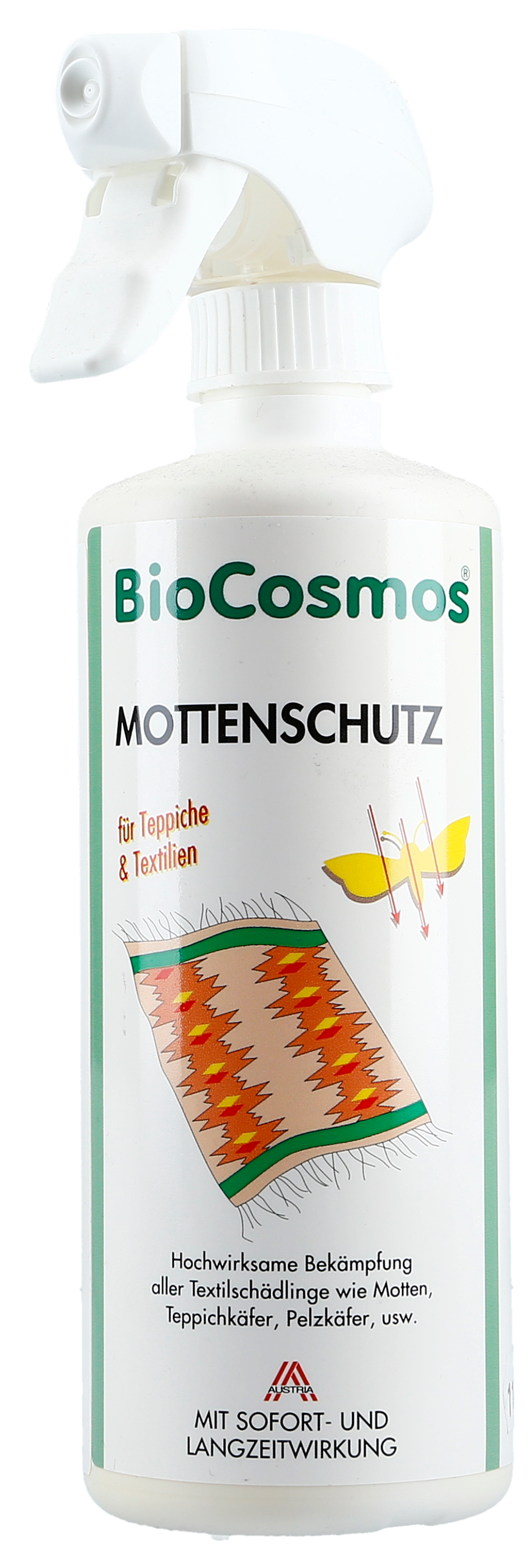 BioCosmos Soft Kill Mottenschutz 1000 ml + Sprüher