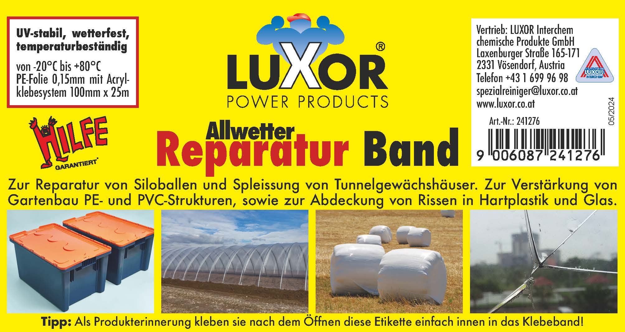 Allwetter Reparaturband (Siloband) 