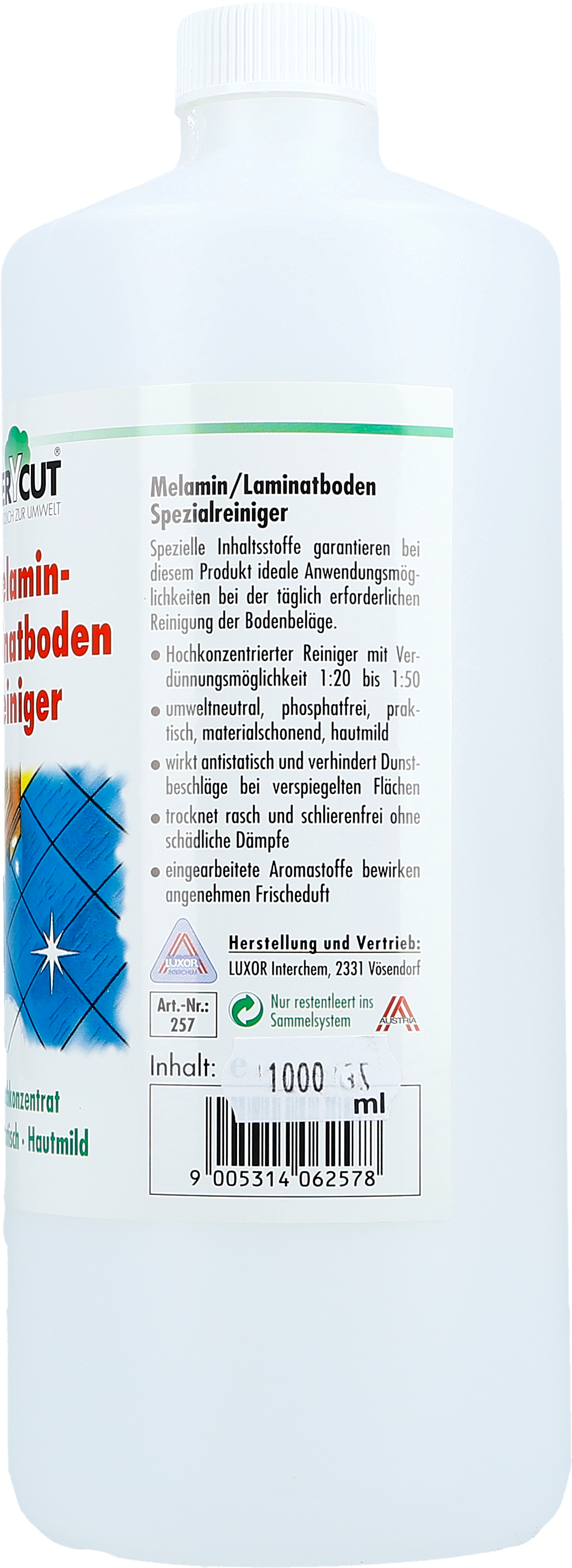 Melamin-Laminatbodenreiniger 1000 ml