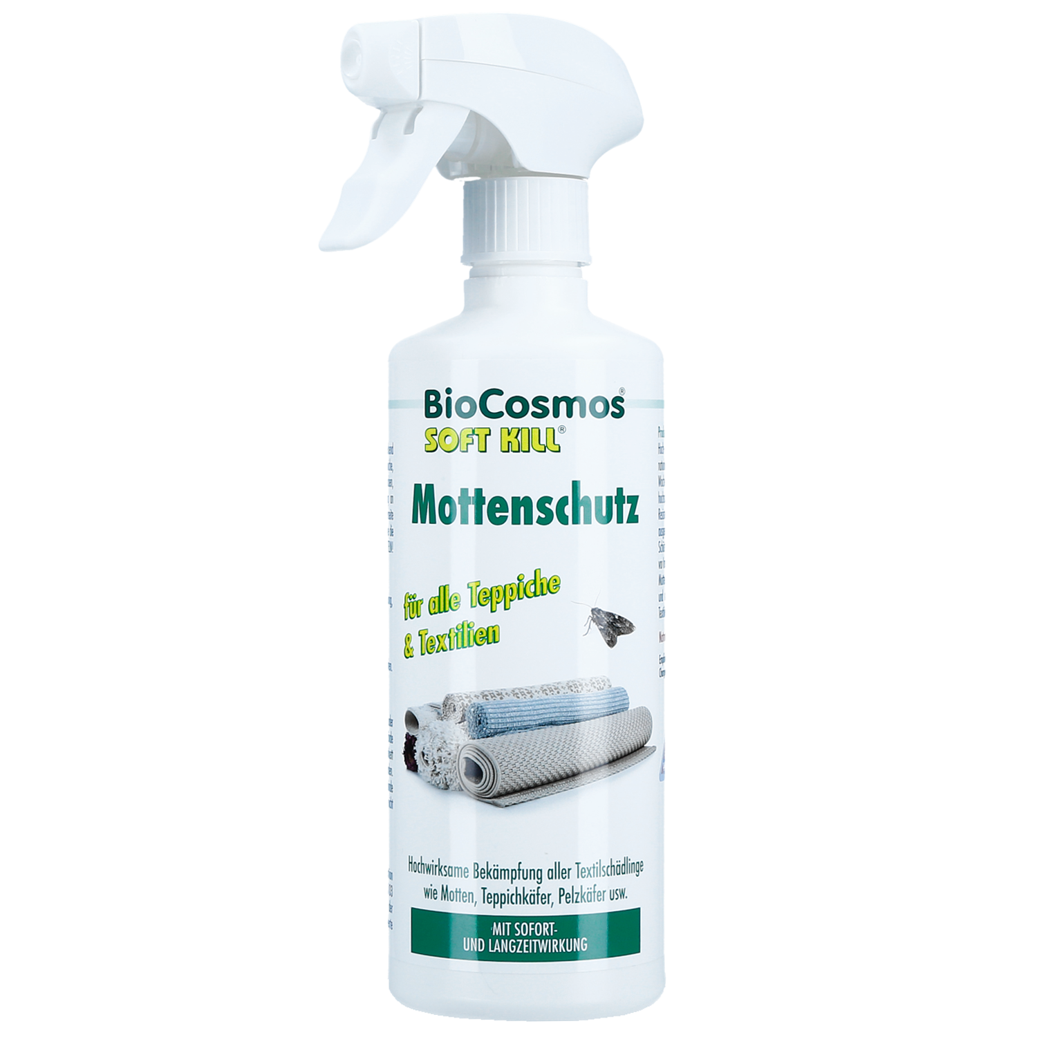 BioCosmos Soft Kill Mottenschutz 1000 ml + Sprüher
