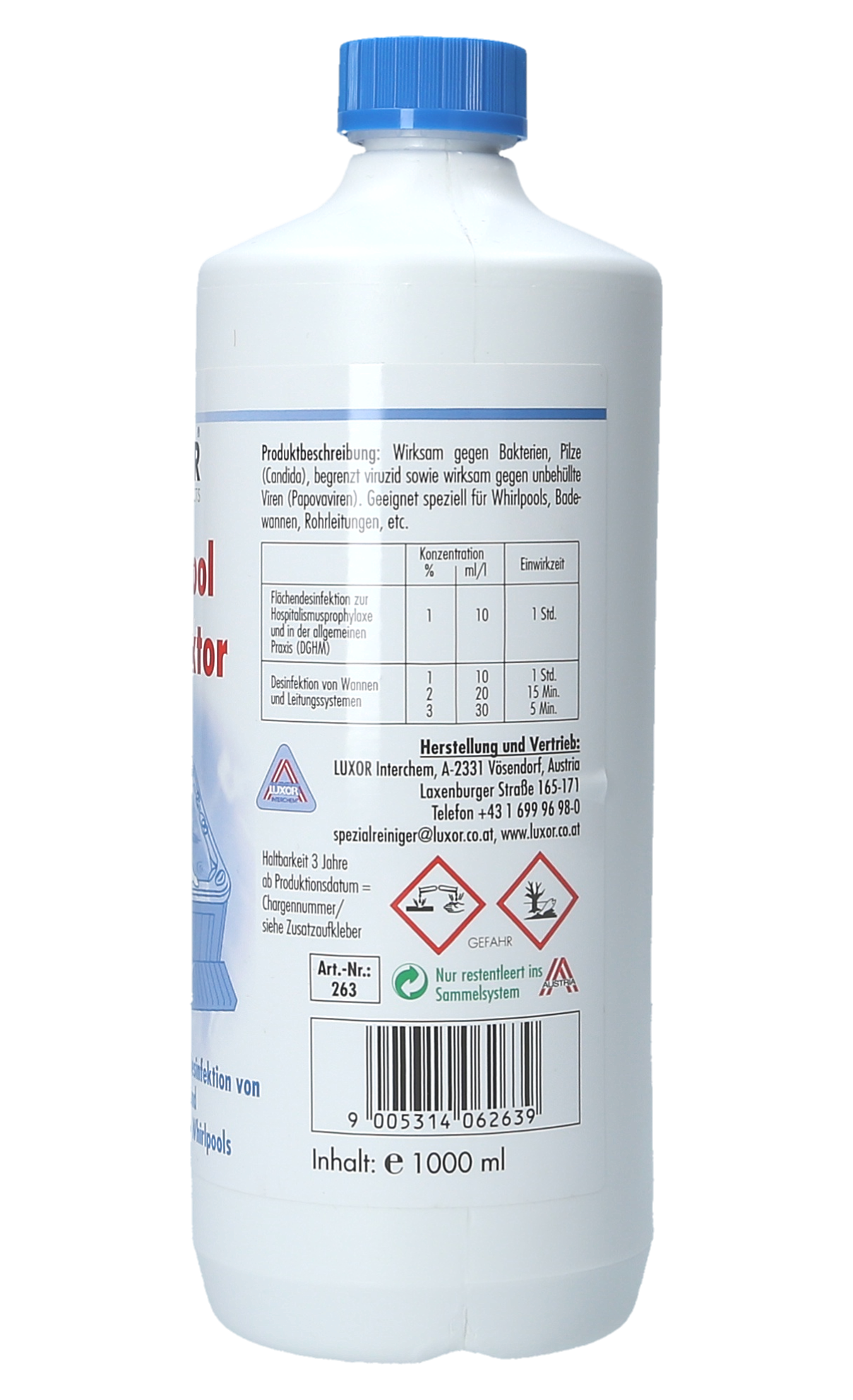 Whirlpool-Desinfektor 1000 ml