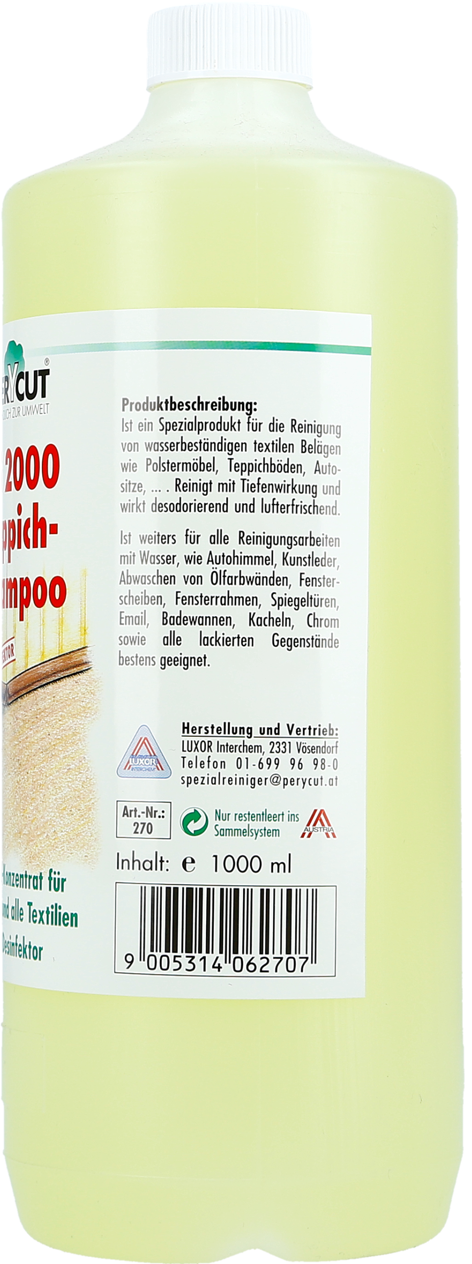 TS 2000 Teppichshampoo 1000 ml